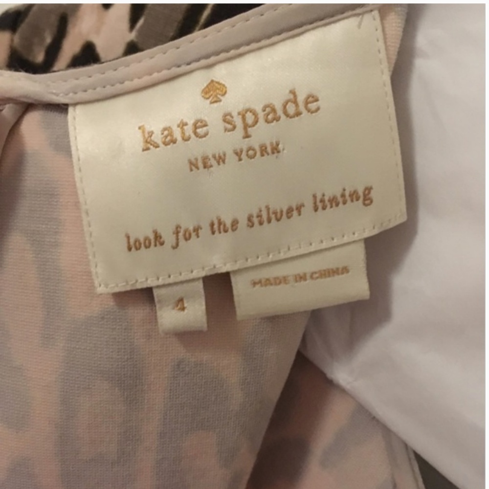 Kate Spade Autumn Leopard Flared Dress 4 nwot - Picture 11 of 14